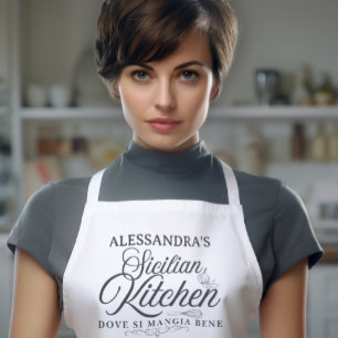 Tablier Tabard de Nonna sicilienne personnalisé