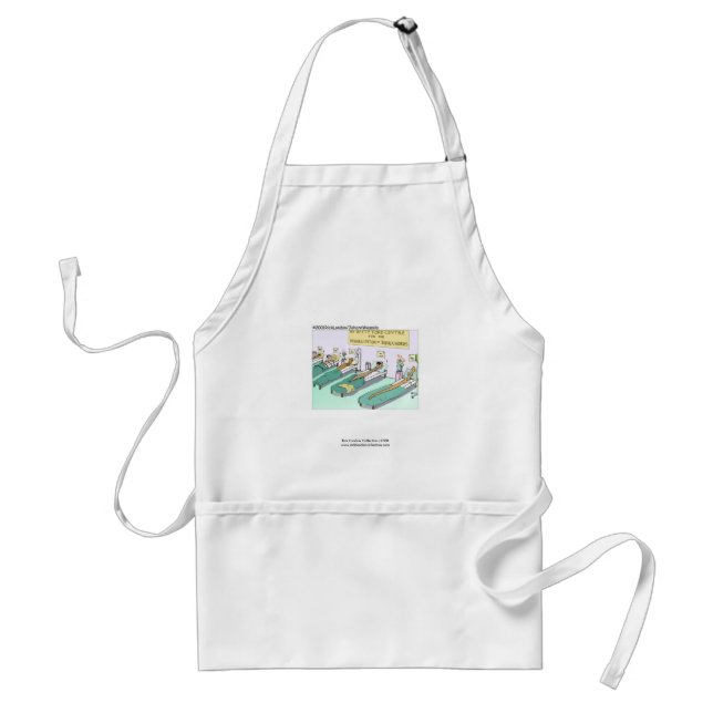 Tablier Tabard de qualité dessin animé drôle de réhabilita (Devant)