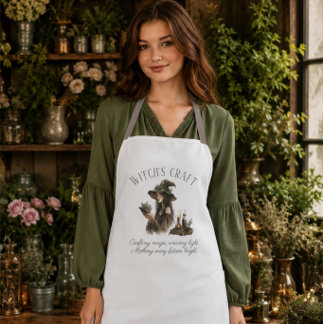 Tablier Tabard de sorcière Cottagecore avec Sortilège Magi