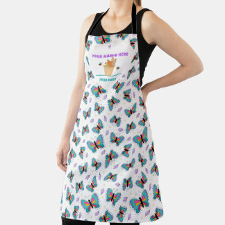 Tablier Tabard Papillon Été Rétro