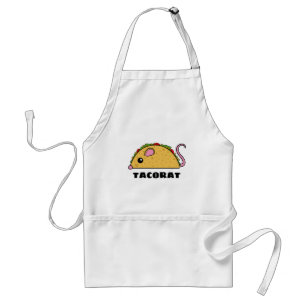 Tablier Taco Rat (Texte noir)