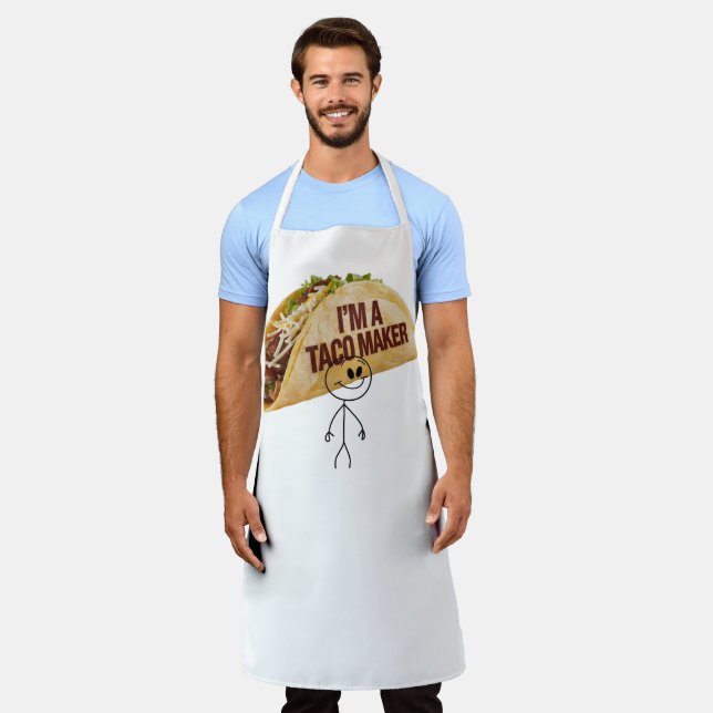Tablier "Taco Time Fun Apron" (Porté)