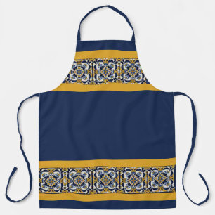 Tablier Talavera bleu royal