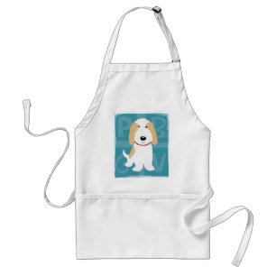Tablier Tan & Blanc PBGV
