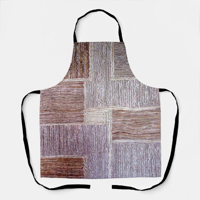 Tablier Tapis en cuir original texture artisanale (Recto)