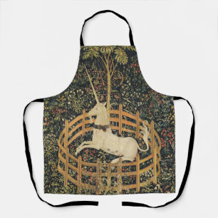 Tablier Tapisseries Unicorne Captivité Tapisserie médiéval