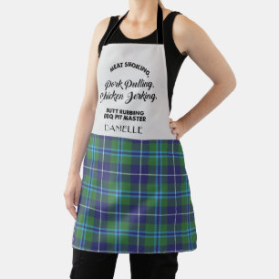 Tablier Tartan Clan Douglas Carreaux Chef Plaid