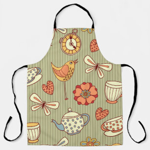 Tablier Tea Party d'été : Motif sans couture