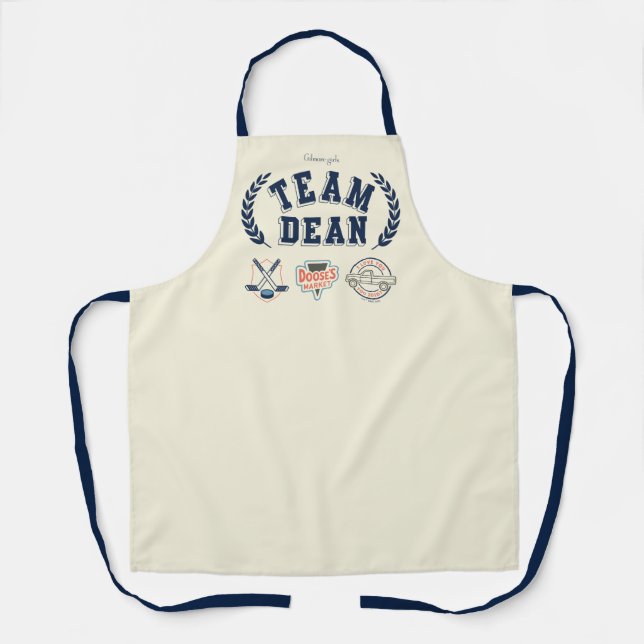 Tablier Team Dean Gilmore Girls Design (Recto)
