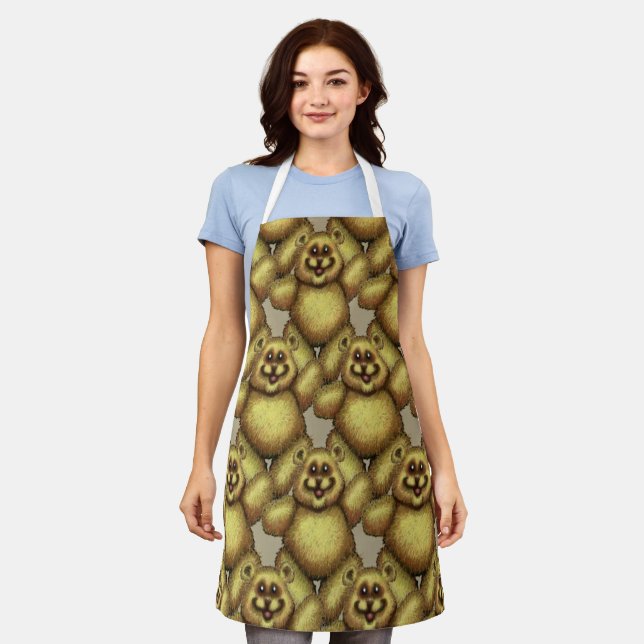 Tablier Teddy Bear (Porté)