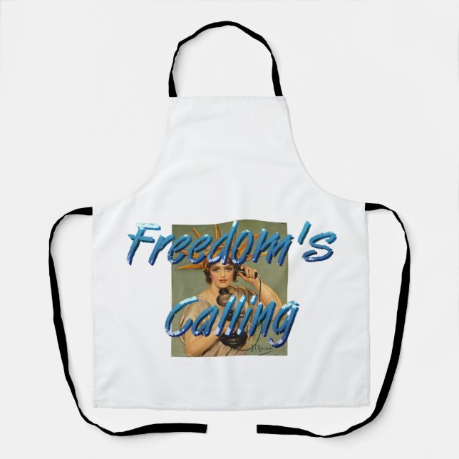 Tablier TEE Freedom appelle (Recto)
