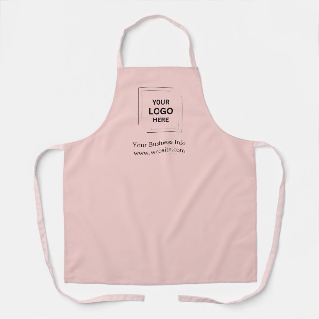 Tablier Téléchargement de logo personnalisé Style de marqu (Recto)