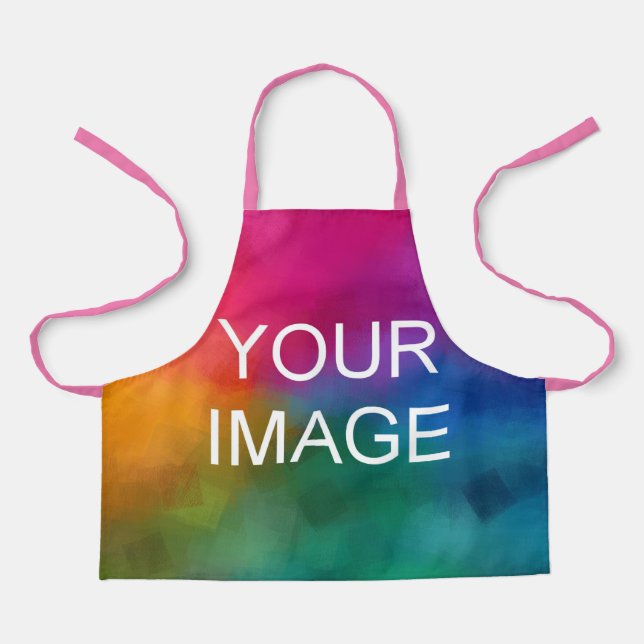 Tablier Téléchargez Votre Photo Ou Logo Modèle Enfants Ros (Recto)