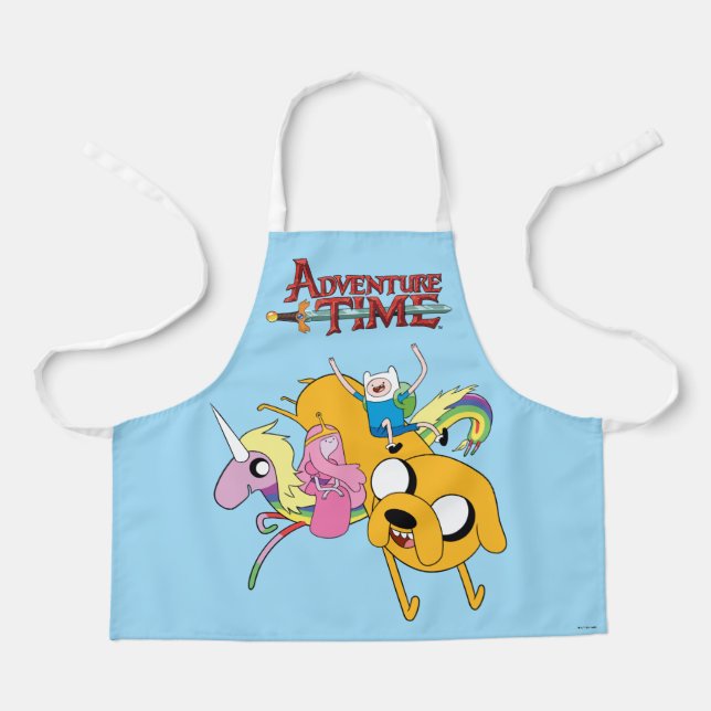 Tablier Temps d'aventure | Lady, Bubblegum, Finn & Jake (Recto)