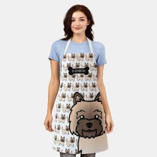 Tablier Tenter Cairn Wheaten Mignon Chien de Dessin Animé 