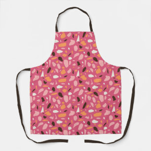 Tablier Terrazzo Motif rose