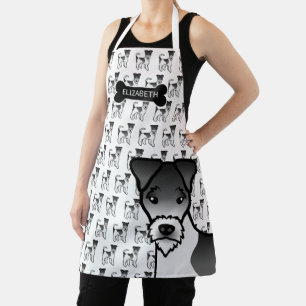 Tablier Térrier de Fox à Fil Blanc Et Noir Chien Mignon & 