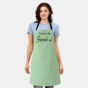 Tablier Test de goût du fenouil mignon Pun épice