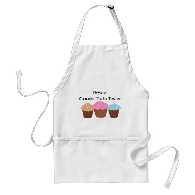 Tablier Testeur de goût de cupcakes officiel (Devant)