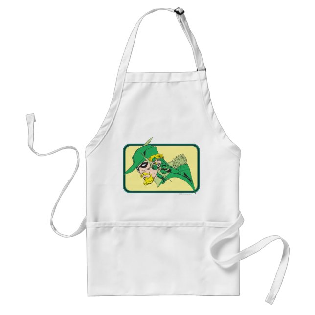 Tablier Tête de flèche verte (Devant)