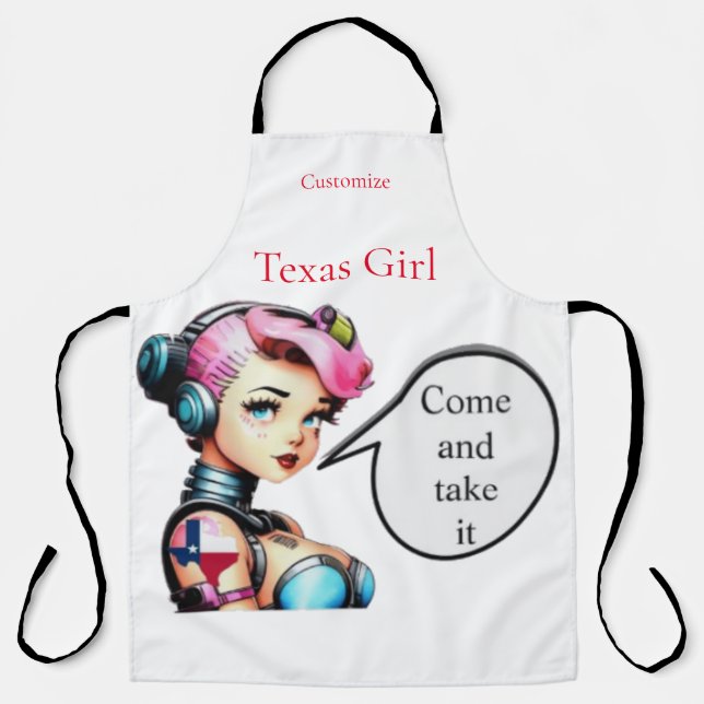 Tablier Texas Girl Thunder_Cove (Recto)
