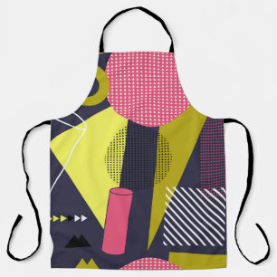 Tablier Texture de style rétro, design motif. art, abstrai