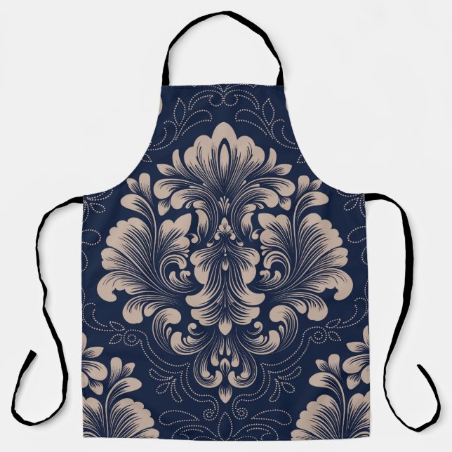 Tablier Texture victorienne sans joint Damas classique (Recto)