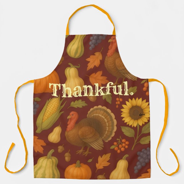 Tablier Thankful Apron (Recto)