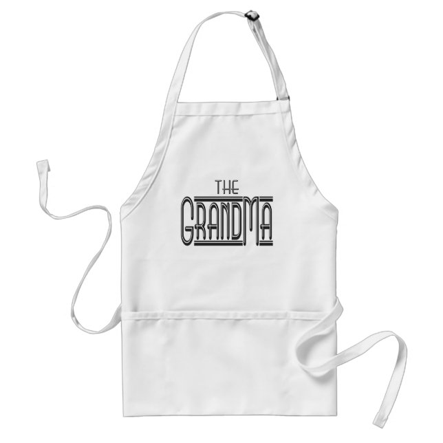 Tablier "THE" Grand-mère Quirky BBBQ Apron (Devant)