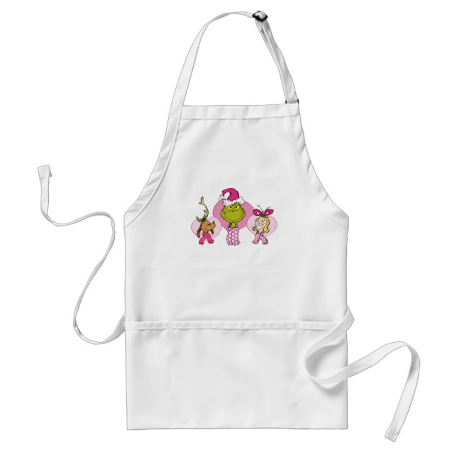 Tablier The Grinch Crew in Pink Valentine's Portrait (Devant)