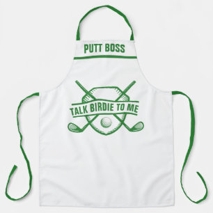Tablier Thème de golf personnalisé Apron : Talk Birdie Che