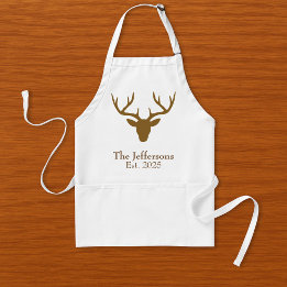 Tablier Thème Rustique du cerf