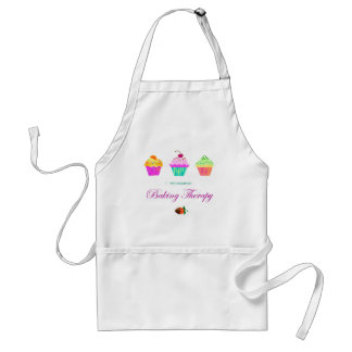 Tablier Thérapie de cuisson Cupcakes colorés Apron
