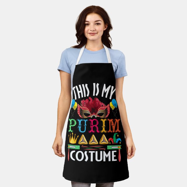 Tablier This Is My Purim Costume Jewish Happy Purim (Porté)