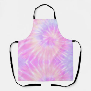 Tablier Tiedye Pastel Rainbow Spirale Hippie Tie Dye