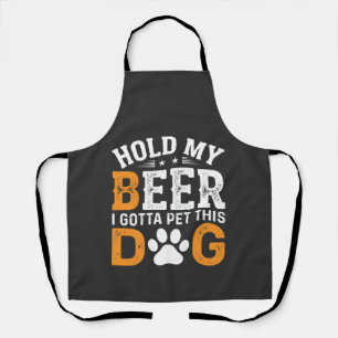 Tablier Tiens Ma Bière Amateur de Chien
