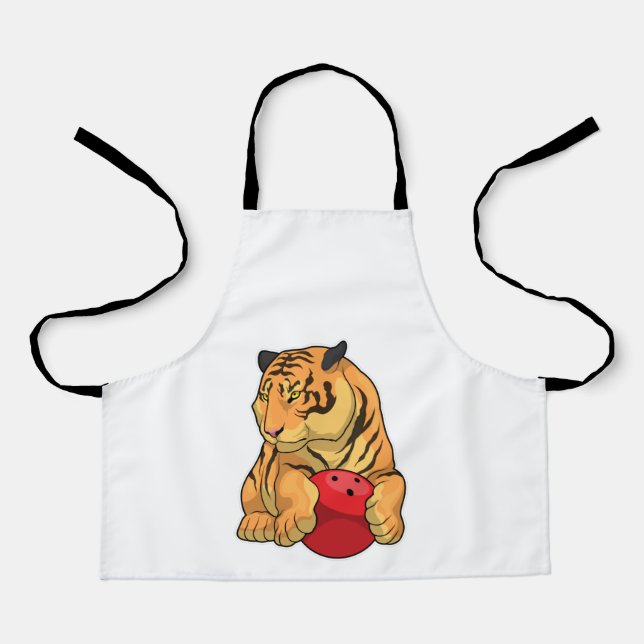 Tablier Tiger Bowling Bowling boule (Recto)