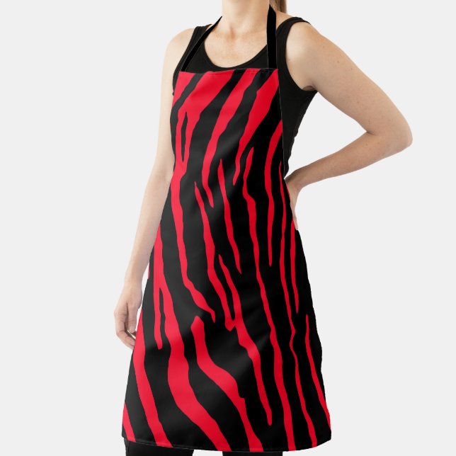 Tablier Tiger en rouge (Insitu)