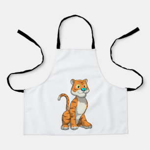 Tablier Tigre avec papillon