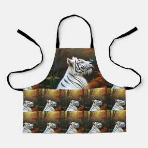 Tablier Tigre blanc Moment précieux, Enfants Zone d'impres