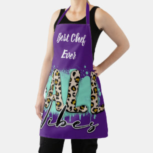 Tablier Tigre violet tendance automne