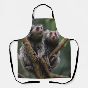 Tablier Tiny Marmoset Titans Parmi les Branches,