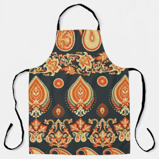 Tablier Tissu ethnique oriental Paisley