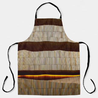 Tablier Tissu rayé noir et blanc