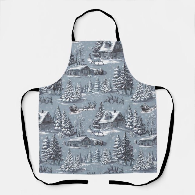 Tablier Toile de Noël (Recto)