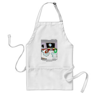 Tablier Toilettes de l'espace drôles T-shirts Mugs Cartes
