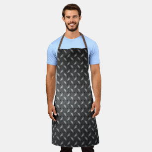 Tablier Tôle à damier diamant métallique lourde