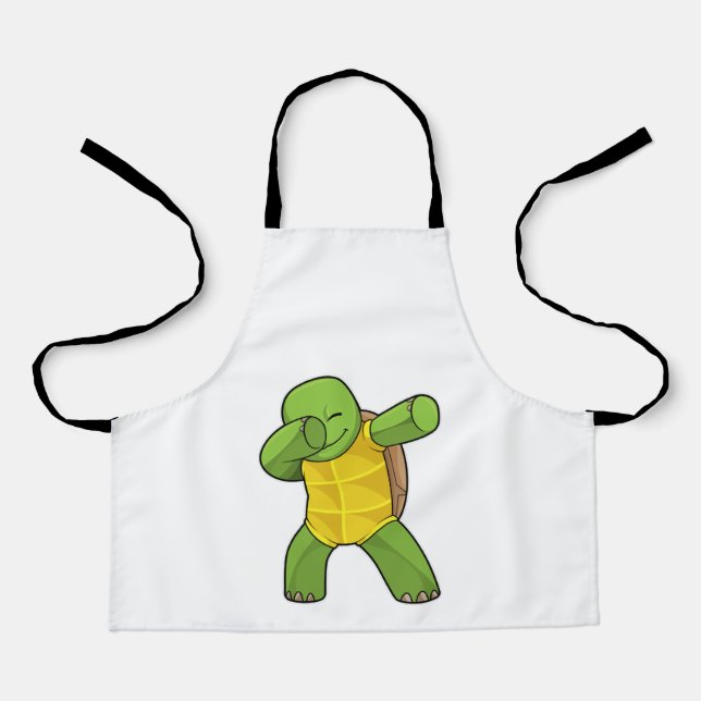 Tablier Tortue à Hip hop Dance Dab (Recto)