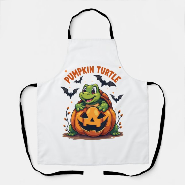 Tablier Tortue citrouille (Recto)