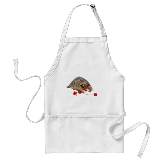 Tablier Tortue et fraises de Hermann (Devant)